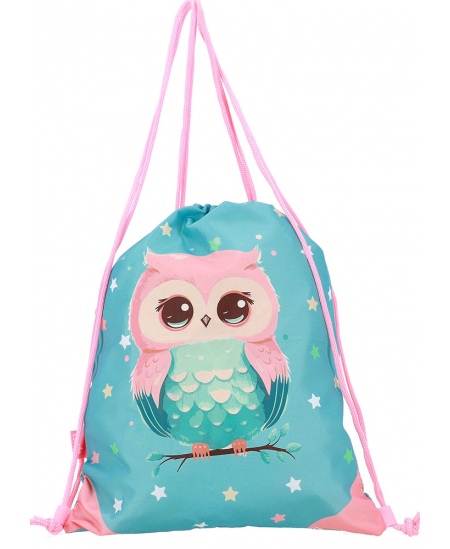 Mugursoma ar piederumiem ABC123 Owl, Flexi, 4 daļu