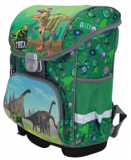 Mugursoma ar piederumiem ABC123 Dino, 3 daļu