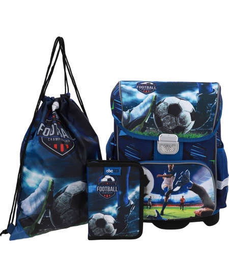Mugursoma ar piederumiem ABC123 Football, 3 daļu