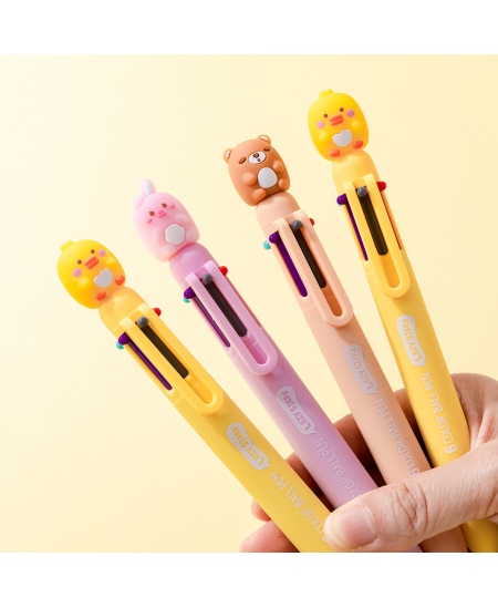 6 krāsu lodīšu pildspalva SQUISHY 3, dažādi dizaini