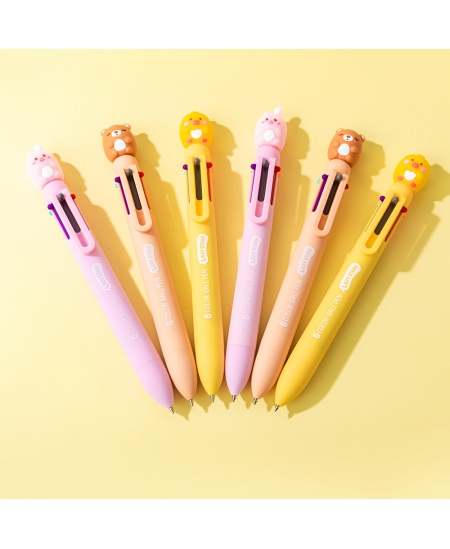 6 krāsu lodīšu pildspalva SQUISHY 3, dažādi dizaini