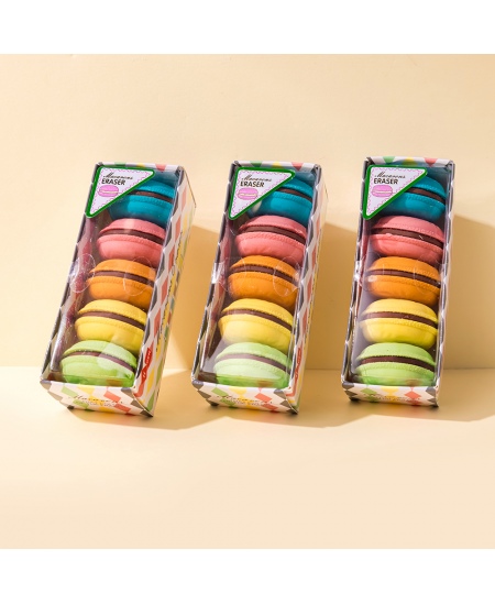 Dzēšgumiju komplekts SQUISHY Macaron, 5 gab.