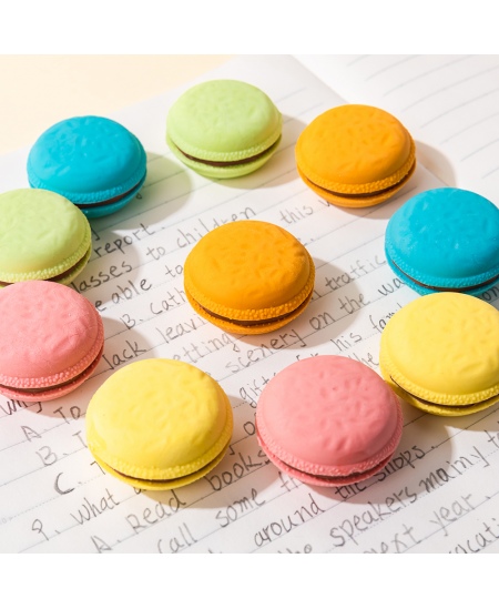 Dzēšgumiju komplekts SQUISHY Macaron, 5 gab.