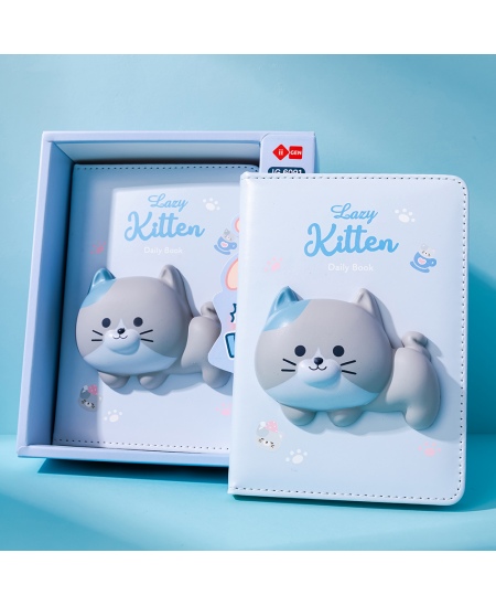 Mini piezīmju grāmatiņa SQUISHY Cat, 96 lapas