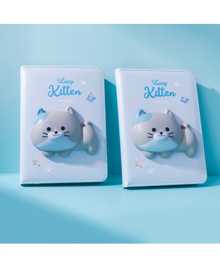 Mini piezīmju grāmatiņa SQUISHY Cat, 96 lapas