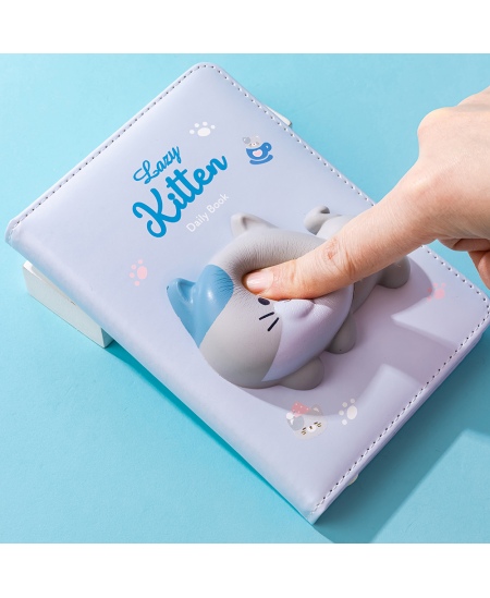 Mini piezīmju grāmatiņa SQUISHY Cat, 96 lapas