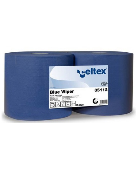 Tīrīšanas papīrs rullī BLUE WIPER, zils, 2 gab.