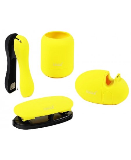 Caurumotājs EAGLE Ha!, 10 lapām, dzeltens