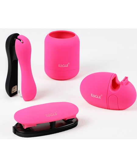 Caurumotājs EAGLE Ha!, 10 lapām, rozā