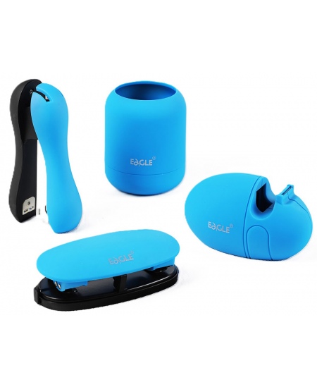 Skavotājs EAGLE Ha!, līdz 20 lapām, zils