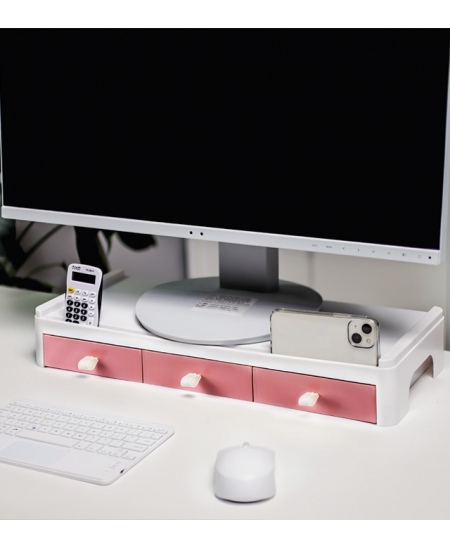 Monitora statīvs YELLOW ONE, ar atvilktnēm, zils