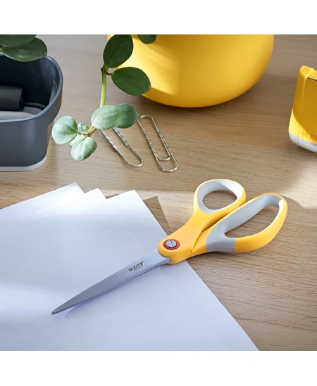 Šķēres LEITZ COSY, 20.5 cm, dzeltenas