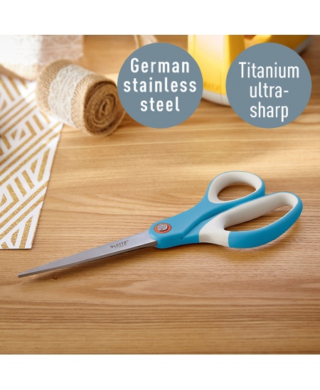 Šķēres LEITZ COSY, 20.5 cm, zilganas