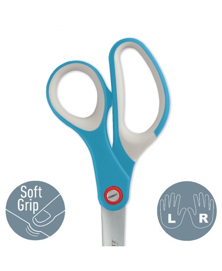 Šķēres LEITZ COSY, 20.5 cm, zilganas