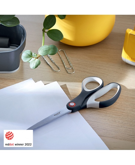 Šķēres LEITZ COSY, 20.5 cm, pelēkas