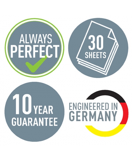 Caurumotājs LEITZ COSY, 30 lapām, zilgans