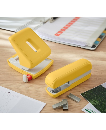 Skavotājs LEITZ COSY, līdz 30 lapām, dzeltens