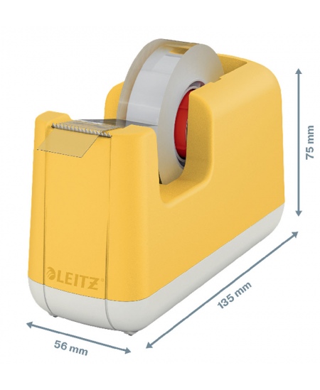 Līmlentes turētājs LEITZ COSY, dzeltens
