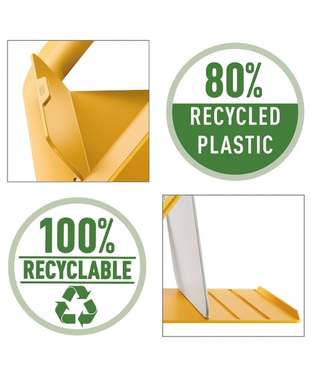 Monitora statīvs LEITZ COSY, dzeltens