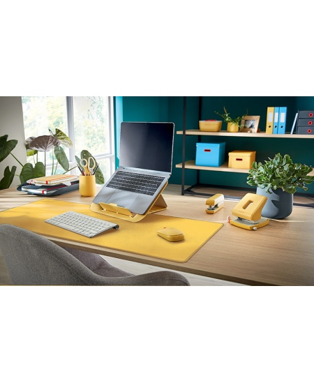 Monitora statīvs LEITZ COSY, dzeltens