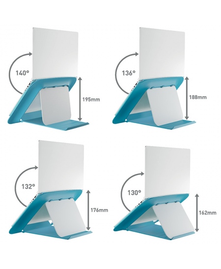 Monitora statīvs LEITZ COSY, gaiši zils
