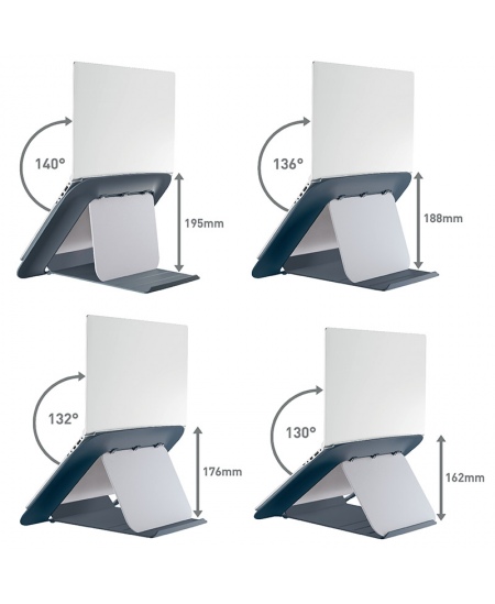 Monitora statīvs LEITZ COSY, pelēks