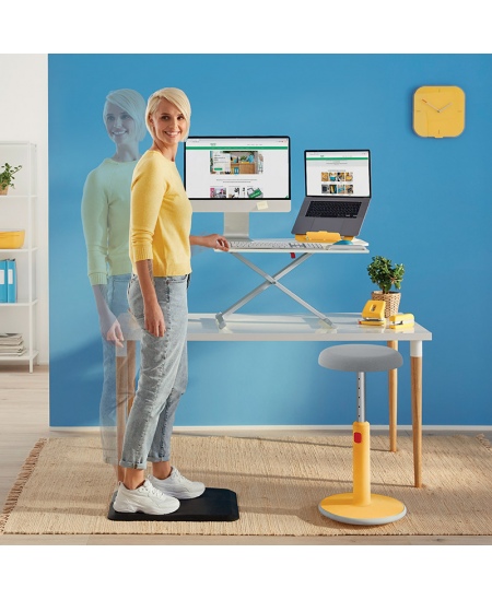 Monitora statīvs LEITZ COSY, pelēks