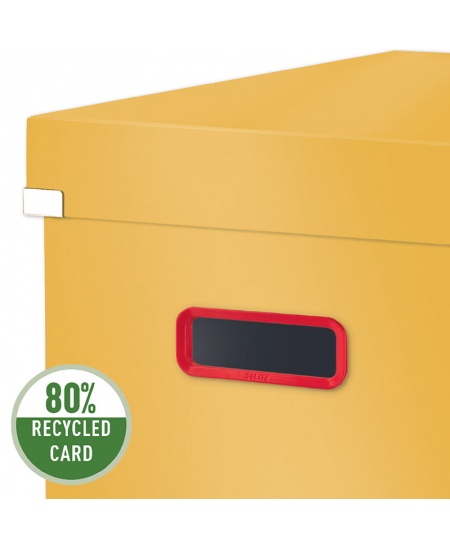 Kaste lietām LEITZ COSY Cube L, dzeltena