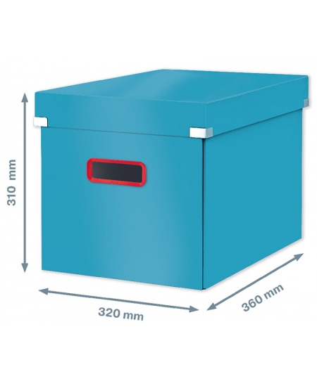 Kaste lietām LEITZ COSY Cube L, gaiši zila