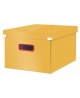Kaste lietām LEITZ COSY Cube M, dzeltena