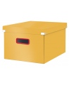 Kaste lietām LEITZ COSY Cube M, dzeltena