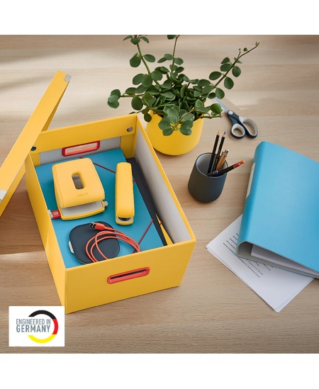 Kaste lietām LEITZ COSY Cube M, dzeltena