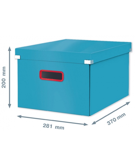 Kaste lietām LEITZ COSY Cube M, gaiši zila