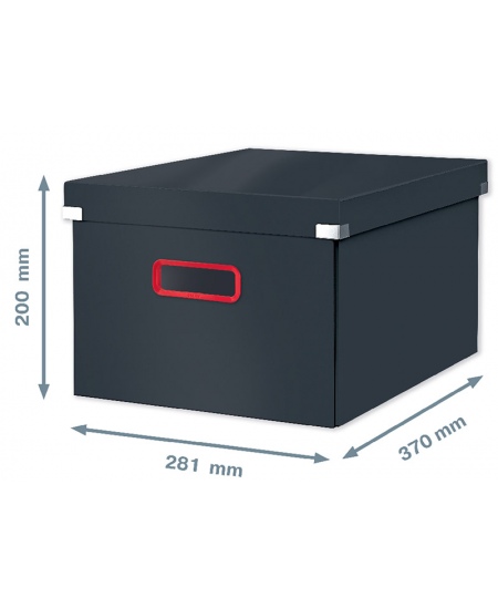 Kaste lietām LEITZ COSY Cube M, pelēka