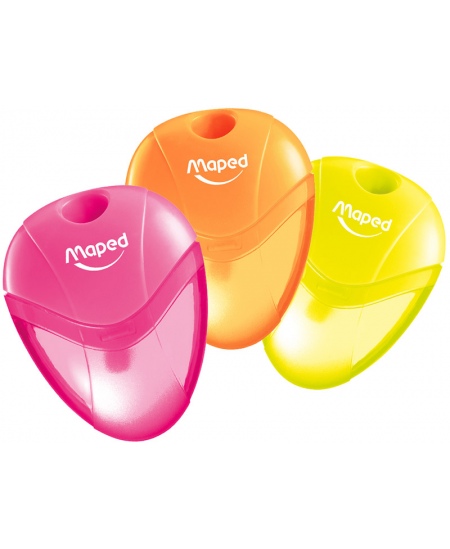 Asināmais ar konteineru MAPED Igloo, dažādas krāsas, 1 gab.