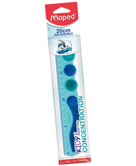 Stresu mazinošs lineāls MAPED Kidy Learn Concentration, 20 cm
