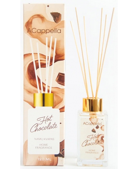Mājas aromāts ar kociņiem ACAPPELLA, karstā šokolāde, 120 ml