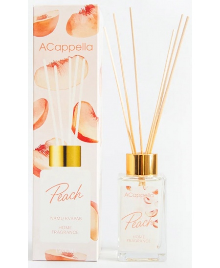 Mājas aromāts ar kociņiem ACAPPELLA, persiku, 120 ml