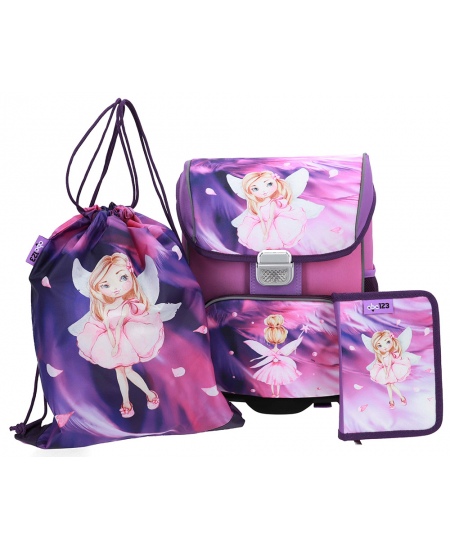Mugursoma ar piederumiem ABC123 Tinkerbell, 3 daļu