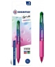 Automātiska 4 krāsu lodīšu pildspalva OSAMA Rainbow, 1 mm, dažādu krāsu korpuss