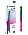 Automātiska 4 krāsu lodīšu pildspalva OSAMA Rainbow, 1 mm, dažādu krāsu korpuss