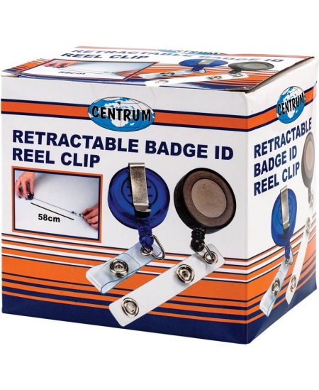 Turētājs ar rullīti vārda kartes futrālim CENTRUM, dažādas krāsas