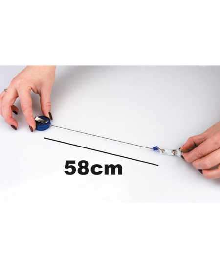 Turētājs ar rullīti vārda kartes futrālim CENTRUM, dažādas krāsas