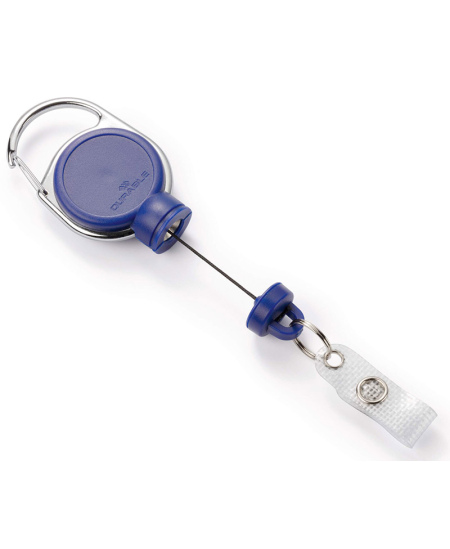 Turētājs ar rullīti vārda kartes futrālim DURABLE, zils