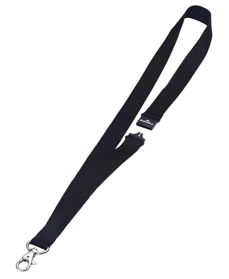 Kakla lente DURABLE ar fiksatoru, melna