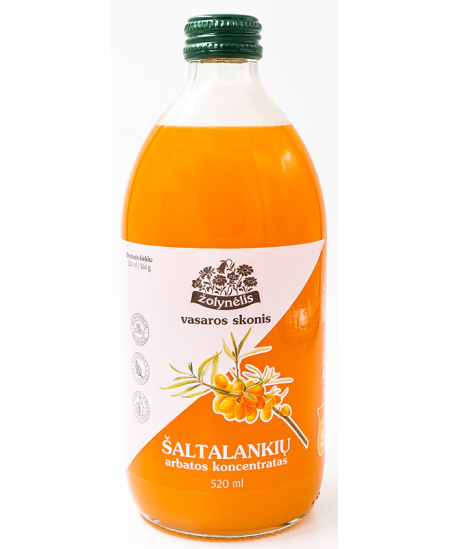 Smiltsērkšķu tēja ŽOLYNĖLIS, 520 ml