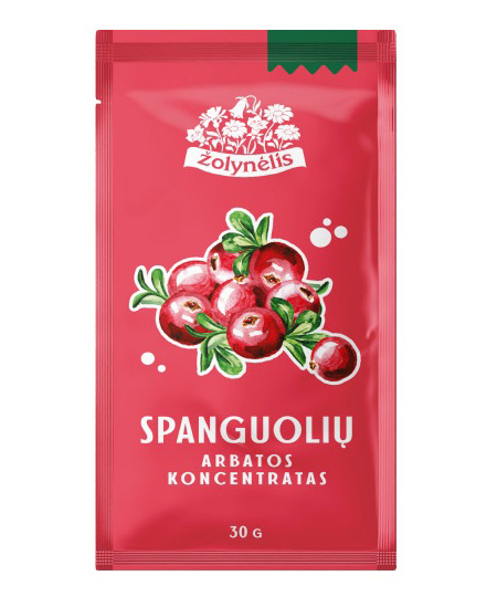 Dzērveņu tēja paciņā ŽOLYNĖLIS, 1 gab., 30 g