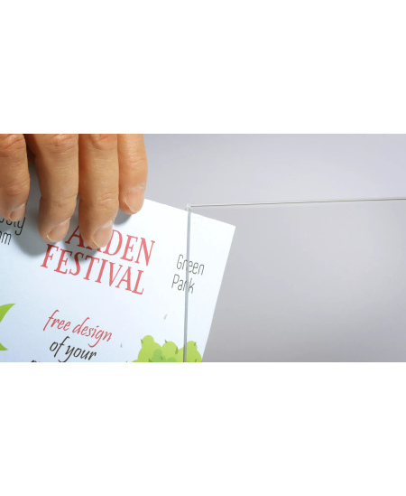 Informācijas statīvs EUROPEL, T tips, A5, vertikāls