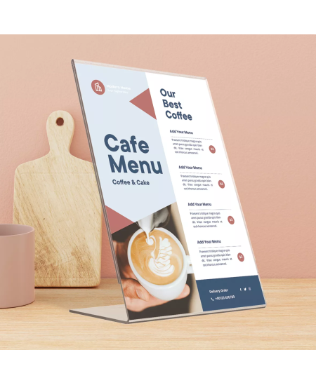 Informācijas statīvs EUROPEL, L tips, A5, vertikāls