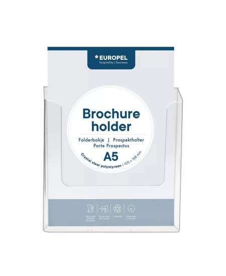 Sienas bukletu turētājs EUROPEL, A5